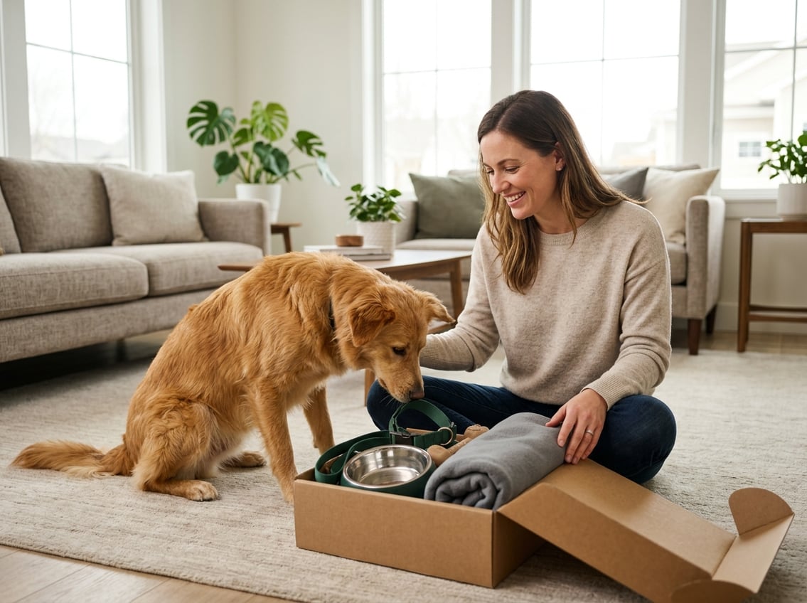 Når hunden flytter ind er praktiske gaver til ham et sikkert valg